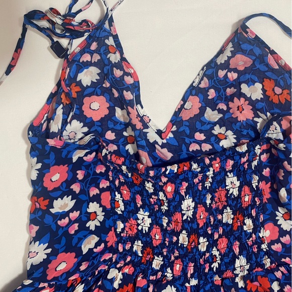 Kate Spade New York French Navy Floral Print Botany Bay Romper Cover Up Size XS - Picture 13 of 15